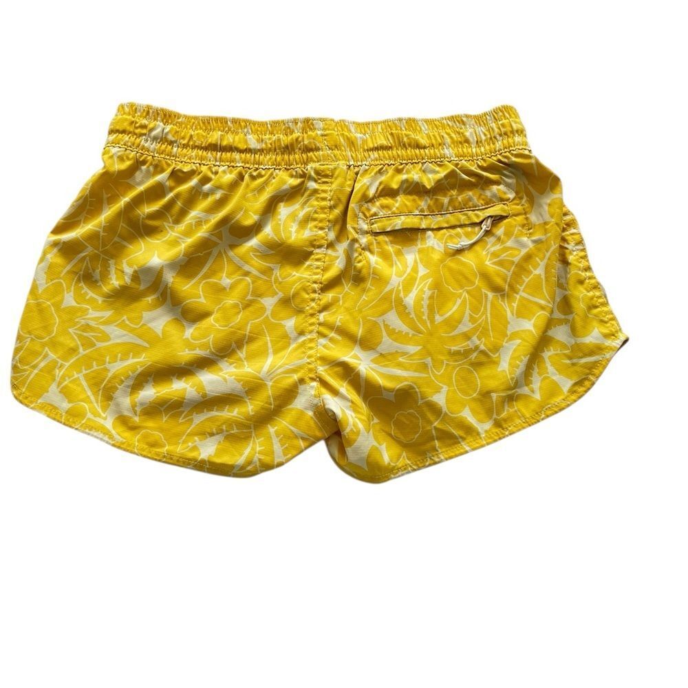 Patagonia Planing Floral Tropical Board Shorts White Yellow Size XS - Picture 3 of 8